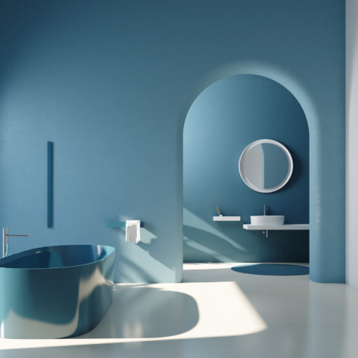 Bathroom Trends 2023: A Splash of Colors and Minimalist Tile Designs